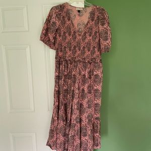 Target Universal Thread MIDI Dress Sz M Pink